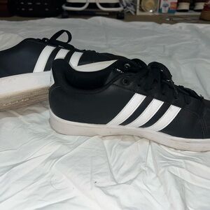 Adidas Classic Black with White Stripes Shoes